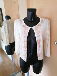 Women's Cardigan Cream Size L