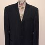 Men,s Pinstripe Suit,   Jacket And Trousers Image 5