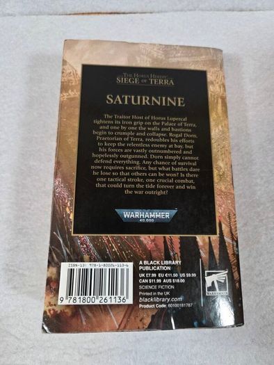 Warhammer Saturnine Dan Abnett