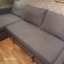 Ikea Grey Corner Sofabed with storage Image 2