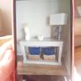 table grey console soiled piece payed 600 for it Image 2