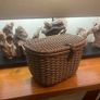 Vintage Fishing Wicker Trout Creel Image 3