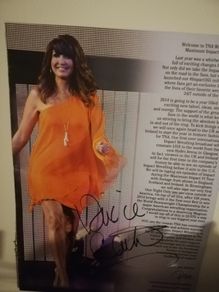 Dixie Carter TNA Wrestling Autograph