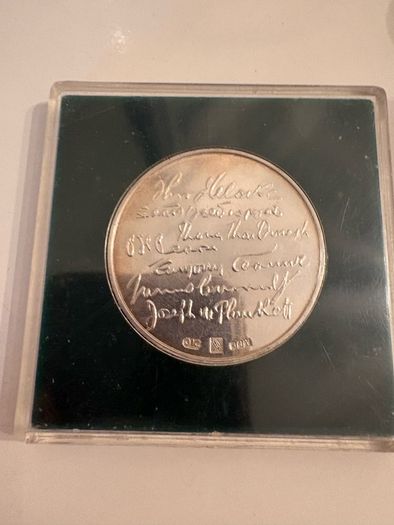 Easter Rising Commemorative Silver Medallion 1916 1966. In Case Of Issue. 33.5 Grms Approx. 0.925 Silver Made By O Connor, Jewellers Dublin.