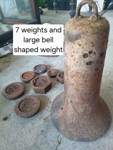 old iron weights