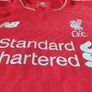 Liverpool Football Club Home Jersey 2015 to 2016 Childrens Large New Balance Image 5