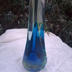 Vintage Singned Mdina Glass Obelisk