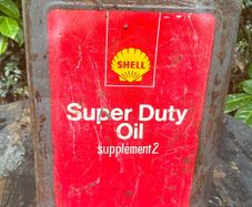 Vintage Shell 20L Oil Can