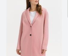 Tommy Hilfiger Double Faced WOOL Blend Coat - Pink - EUR 36 Fits UK 10 - BNWT RRP 299