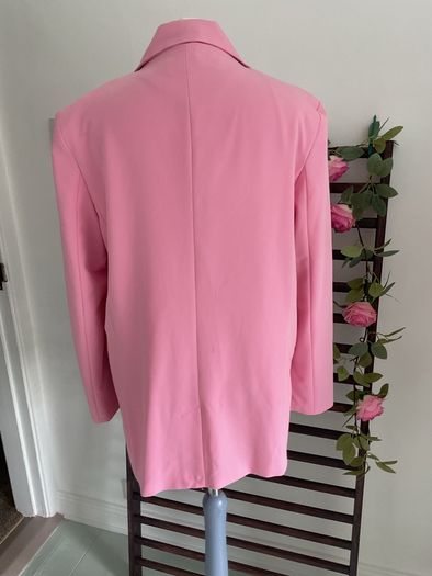 blazer Bnwt Bershka size large pink single breasted jacket
