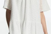 COS  Oversized Tiered Broderie Anglaise Dress