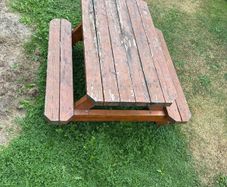 kids picnic bench