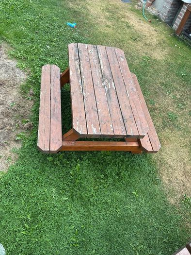 kids picnic bench