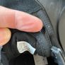 Boys Black Suede Vans - Size 12 Junior Image 2