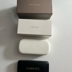 Prada Versace Bvlgari Marc jacobs Karl lagerfeld Sunglasses Genuine hard case box Brand new