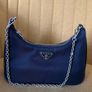 Prada Re-Edition Nylon Hobo Bag - Black Image 2