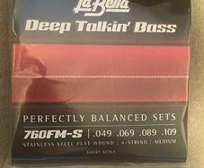 La Bella bass strings - short scale
