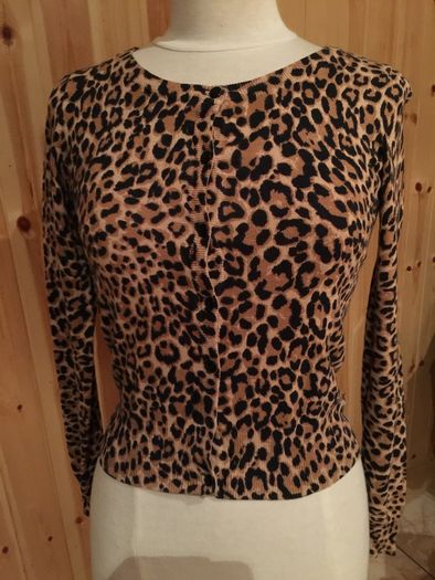 Leopard Print Cardigan