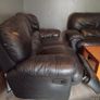 Free 2 and 3 leather recliner seater couch Image 2