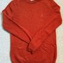 FARAH Lambswool jumper in orange color Image 3