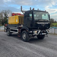 Rock Drill Pole Truck
