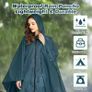 Brand New Unisex Rain Poncho Lightweight Breathable Multi-use Rain Cape Image 4