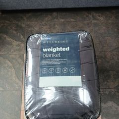 weighted blanket 9kg . Used once over duvet. Full blanket grey colour. Made by silentnight