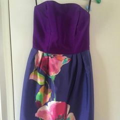 Coast midi strapless Occassion dress