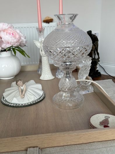 Waterford glass lamp