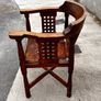 Monks Chair - Hand Carved Oak Image 5