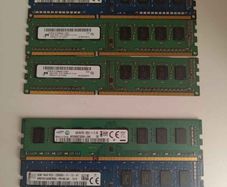 Assorted RAM - 2x 4gb and 3x 2gb DDR3