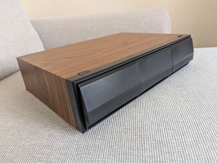 Vintage 36 Cassette Tape Storage Cabinet 3 Drawer Holder Woodgrain Audio Tape Organiser