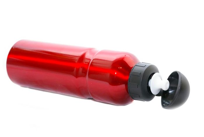 750Ml Alloy Water Bottle - Red