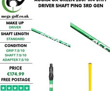 Accra Gx Green 200F M4 Stiff Driver Shaft / Ping 3rd Gen