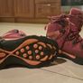 Mountain Warehouse Small Girls Leather Waterproof Hiking Boots Size 32 EU Image 3