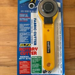 NEW OLFA 45mm Straight Handle Rotary Fabric Cutter