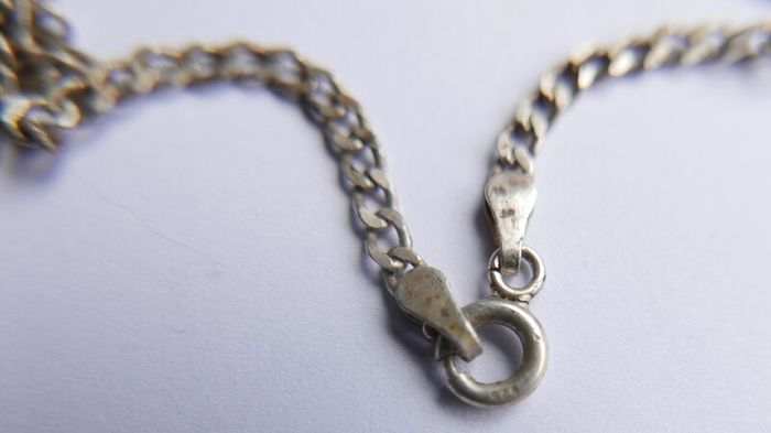 Vintage Sterling Silver 925 - 20 Inch  Curb Link Chain 6,4g