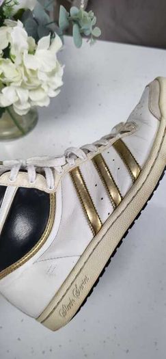 ADIDAS Unisex Sleek Series High Top Trainers Sz 7UK (Fit 6.5-7UK)