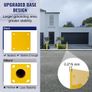 Safety Bollard, 42 Inch Height Bollard Post, 4.5 Inch Diameter Steel Pipe Safety Bollard Post, Yellow Steel Bollard, Steel Safety Bollard with 8 Anchor Bolts Image 6