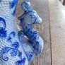 Antique 1880s Westerwald salt glazed German pottery, vase, no damage, post 15e Image 4
