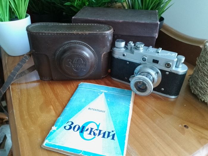 Zorki-C Rangefinder Camera, New Curtains Boxed, USSR Soviet 35mm, M39 Leica Mount, Refurbished Fully Working, 57028145