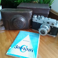 Zorki-C Rangefinder Camera, New Curtains Boxed, USSR Soviet 35mm, M39 Leica Mount, Refurbished Fully Working, 57028145