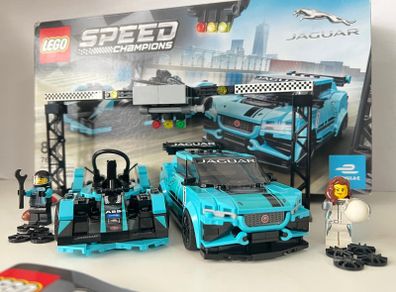 LEGO Formula E Panasonic Jaguar Racing GEN2 car & Jaguar I-PACE eTROPHY 76898