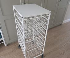 storage tray trolley