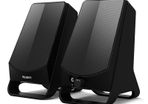 PC Speakers | 10W Power for USB Plug and Play | Classic Black with multi-connection