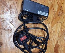 Lenovo 90W 20V Laptop Charger with a Square "Slim Tip" connector (yellow rectangular plug with a center pin) - 2942