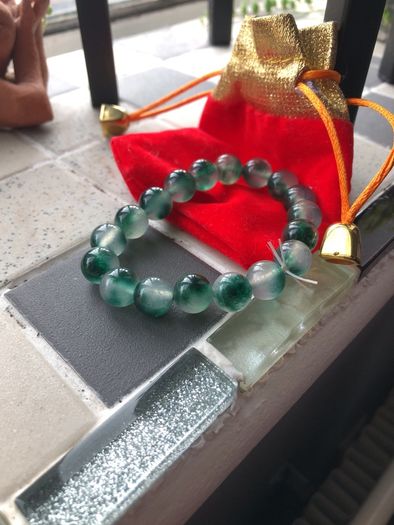 beads ladies mossagate bracelet