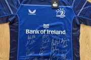 Squad Signed Leinster Rugby shirt jersey Castore 2024/25