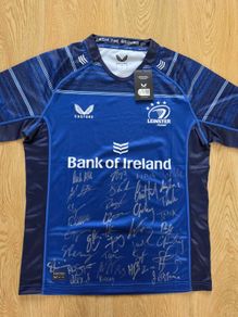 Squad Signed Leinster Rugby shirt jersey Castore 2024/25