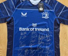 Squad Signed Leinster Rugby shirt jersey Castore 2024/25